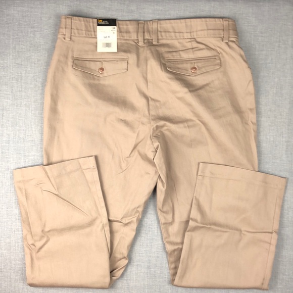16WP 18WP Lee Platinum Label Beige Trousers Plus - Picture 3 of 5